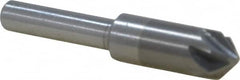 M.A. Ford - 3/8" Head Diam, 1/4" Shank Diam, 6 Flute 90° Solid Carbide Countersink - Caliber Tooling