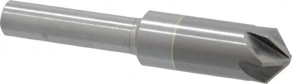 M.A. Ford - 3/8" Head Diam, 1/4" Shank Diam, 6 Flute 100° Solid Carbide Countersink - Caliber Tooling