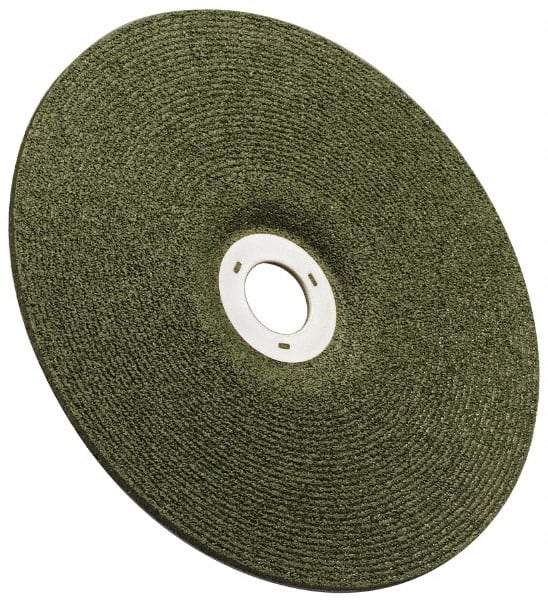 3M - 36 Grit, 4-1/2" Wheel Diam, 1/8" Wheel Thickness, Type 27 Depressed Center Wheel - Ceramic, 13,300 Max RPM, Compatible with Angle Grinder - Caliber Tooling