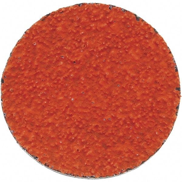 Norton - 2" Diam 1/4" Hole 36 Grit Fiber Disc - Very Coarse Grade, Ceramic Alumina - Caliber Tooling