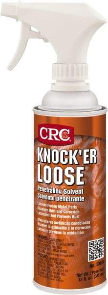 CRC - 13 oz Trigger Spray Can Nondrying Film Penetrant/Lubricant - Reddish, Food Grade - Caliber Tooling