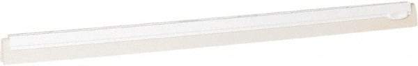 Vikan - 28" Foam Rubber Blade Squeegee Refill - Double Edge, White, Plastic Holder - Caliber Tooling