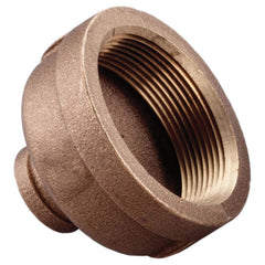 Merit Brass - Brass & Chrome Pipe Fittings Type: Reducing Coupling Fitting Size: 1-1/2 x 1/2 - Caliber Tooling