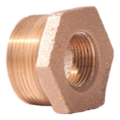 Merit Brass - Brass & Chrome Pipe Fittings Type: Hex Bushing Fitting Size: 1 x 3/4 - Caliber Tooling