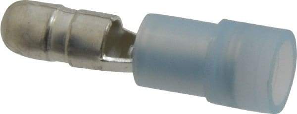 3M - 16 to 14 AWG Crimp Bullet Connector - 0.18" Bullet Diam, Blue Nylon Insulation - Caliber Tooling