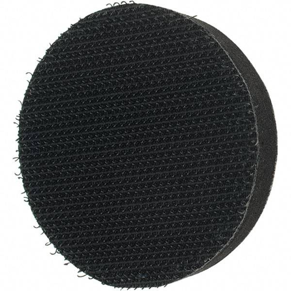 Merit Abrasives - 2" Diam Quick-Change Type R Disc Backing Pad - 1/4" Shank Diam, Soft Density, 30,000 RPM, Power-Lock Type 3 Compatible - Caliber Tooling