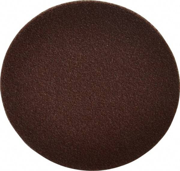 Merit Abrasives - 2" Diam, 100 Grit Aluminum Oxide Adhesive PSA Disc - Medium Grade, Black, Cloth Backing, Flexible - Caliber Tooling