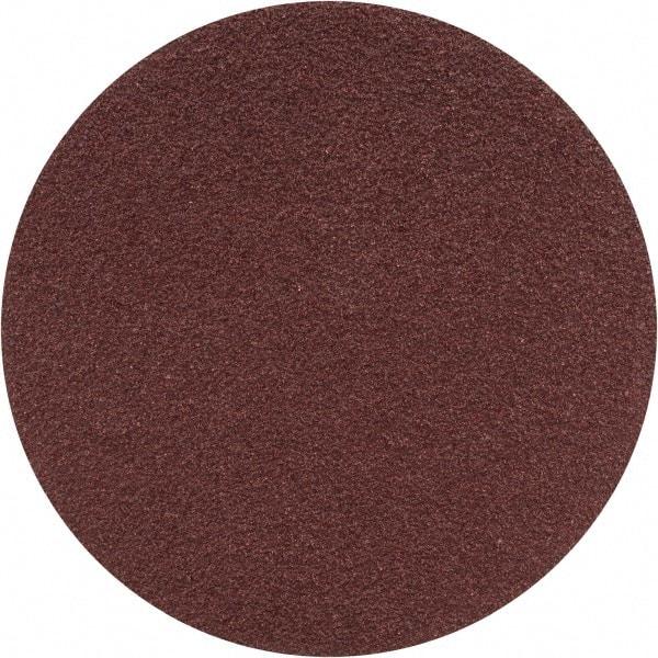 Merit Abrasives - 3" Diam, 60 Grit Aluminum Oxide Adhesive PSA Disc - Coarse Grade, Black, Cloth Backing, Flexible - Caliber Tooling