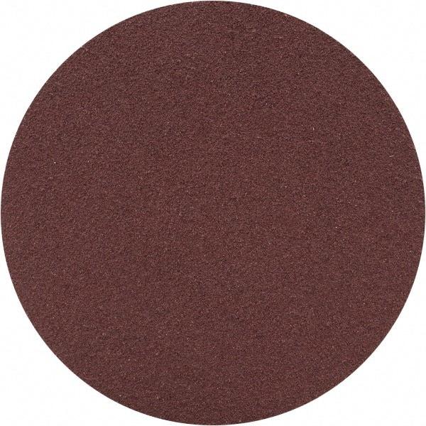 Merit Abrasives - 3" Diam, 120 Grit Aluminum Oxide Adhesive PSA Disc - Medium Grade, Black, Cloth Backing, Flexible - Caliber Tooling