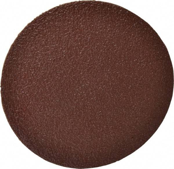 Merit Abrasives - 5" Diam, 36 Grit Aluminum Oxide Adhesive PSA Disc - Very Coarse, Black, Cloth Backing, Flexible - Caliber Tooling