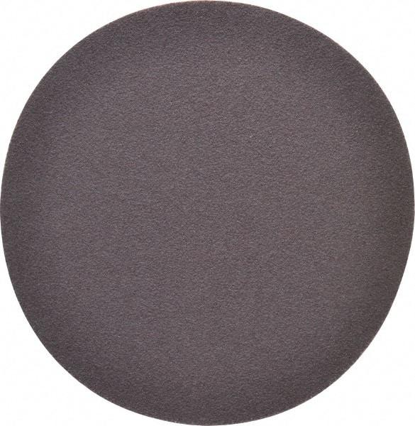 Merit Abrasives - 5" Diam, 80 Grit Aluminum Oxide Adhesive PSA Disc - Coarse Grade, Black, Cloth Backing, Flexible - Caliber Tooling