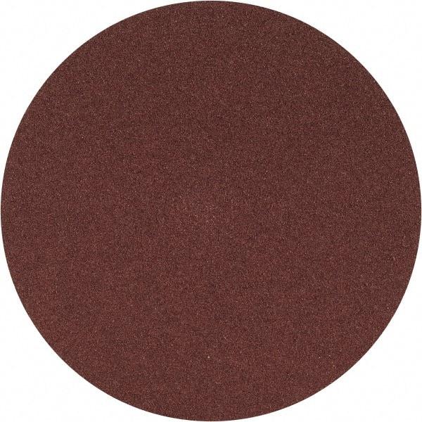 Merit Abrasives - 5" Diam, 100 Grit Aluminum Oxide Adhesive PSA Disc - Medium Grade, Black, Cloth Backing, Flexible - Caliber Tooling