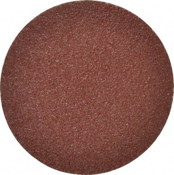 Merit Abrasives - 6" Diam, 24 Grit Aluminum Oxide Adhesive PSA Disc - Very Coarse, Black, Cloth Backing, Flexible - Caliber Tooling