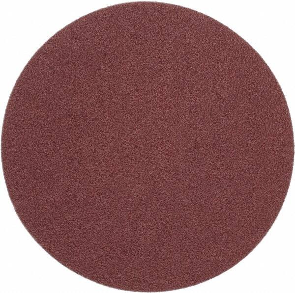 Merit Abrasives - 6" Diam, 50 Grit Aluminum Oxide Adhesive PSA Disc - Coarse Grade, Black, Cloth Backing, Flexible - Caliber Tooling