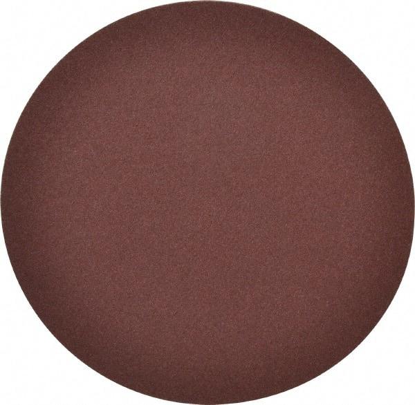 Merit Abrasives - 6" Diam, 100 Grit Aluminum Oxide Adhesive PSA Disc - Medium Grade, Black, Cloth Backing, Flexible - Caliber Tooling