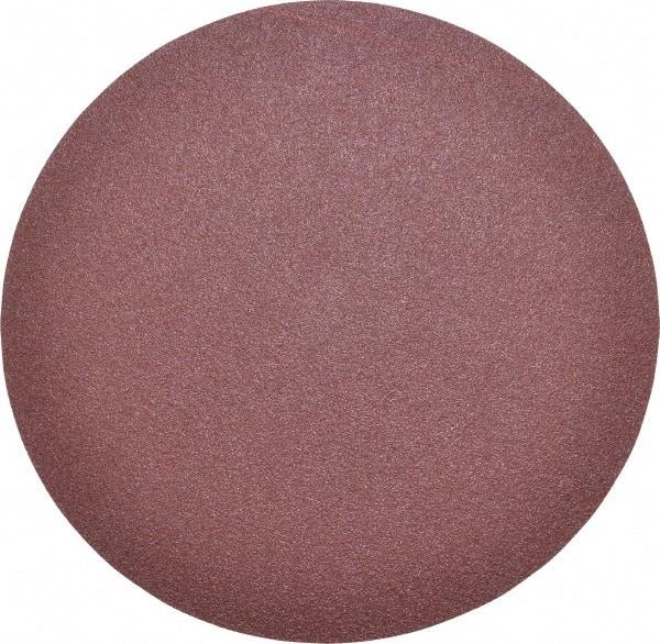 Merit Abrasives - 6" Diam, 120 Grit Aluminum Oxide Adhesive PSA Disc - Medium Grade, Black, Cloth Backing, Flexible - Caliber Tooling