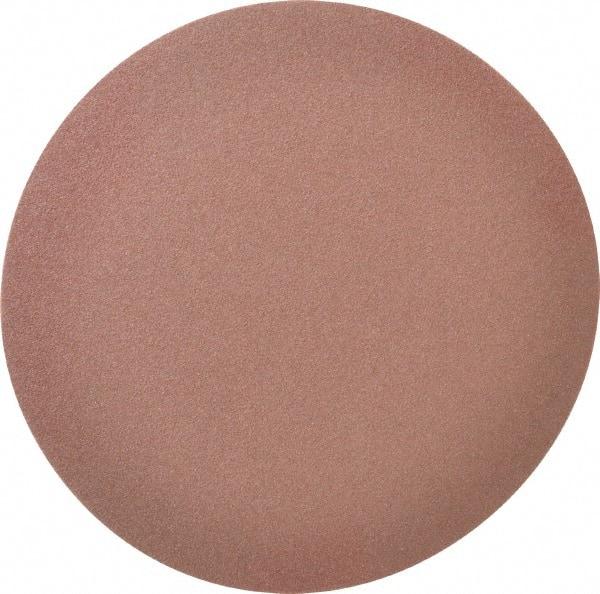 Merit Abrasives - 8" Diam, 60 Grit Aluminum Oxide Adhesive PSA Disc - Coarse Grade, Black, Cloth Backing, Flexible - Caliber Tooling