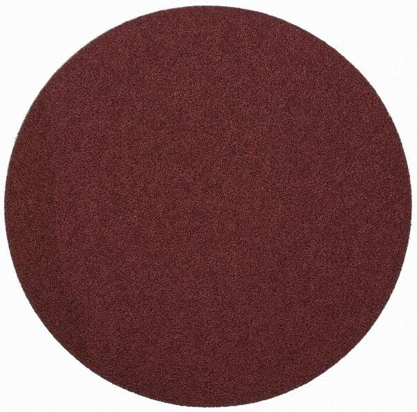 Merit Abrasives - 9" Diam, 50 Grit Aluminum Oxide Adhesive PSA Disc - Coarse Grade, Black, Cloth Backing, Flexible - Caliber Tooling