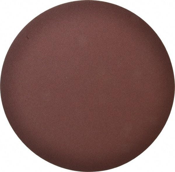 Merit Abrasives - 10" Diam, 80 Grit Aluminum Oxide Adhesive PSA Disc - Coarse Grade, Black, Cloth Backing, Flexible, Use with Stationary Disc Sanders - Caliber Tooling