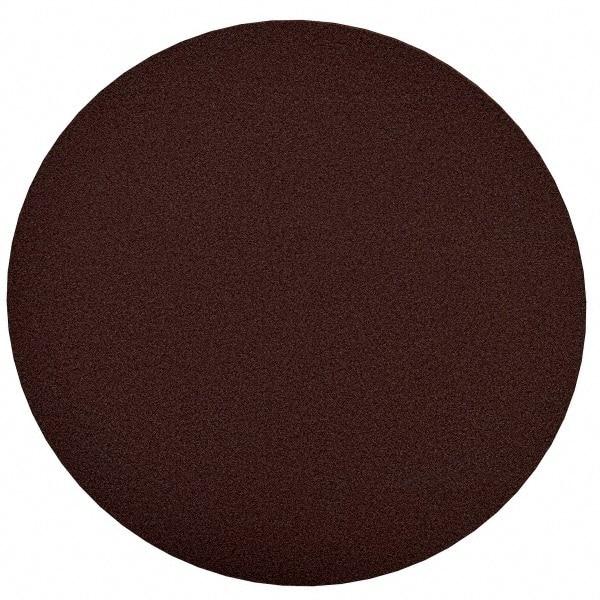 Merit Abrasives - 10" Diam, 120 Grit Aluminum Oxide Adhesive PSA Disc - Medium Grade, Black, Cloth Backing, Flexible, Use with Stationary Disc Sanders - Caliber Tooling