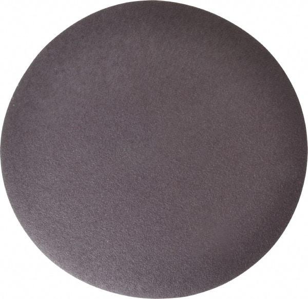 Merit Abrasives - 12" Diam, 40 Grit Aluminum Oxide Adhesive PSA Disc - Very Coarse, Black, Cloth Backing, Flexible - Caliber Tooling