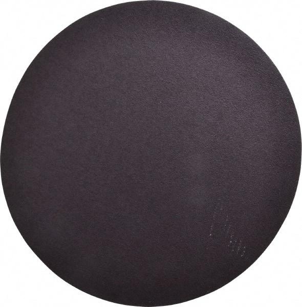 Merit Abrasives - 12" Diam, 60 Grit Aluminum Oxide Adhesive PSA Disc - Coarse Grade, Black, Cloth Backing, Flexible, Use with Stationary Disc Sanders - Caliber Tooling