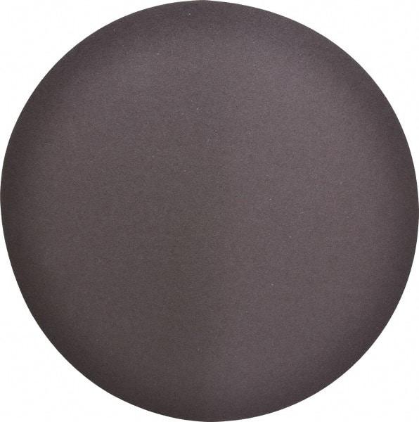 Merit Abrasives - 12" Diam, 80 Grit Aluminum Oxide Adhesive PSA Disc - Coarse Grade, Black, Cloth Backing, Flexible, Use with Stationary Disc Sanders - Caliber Tooling