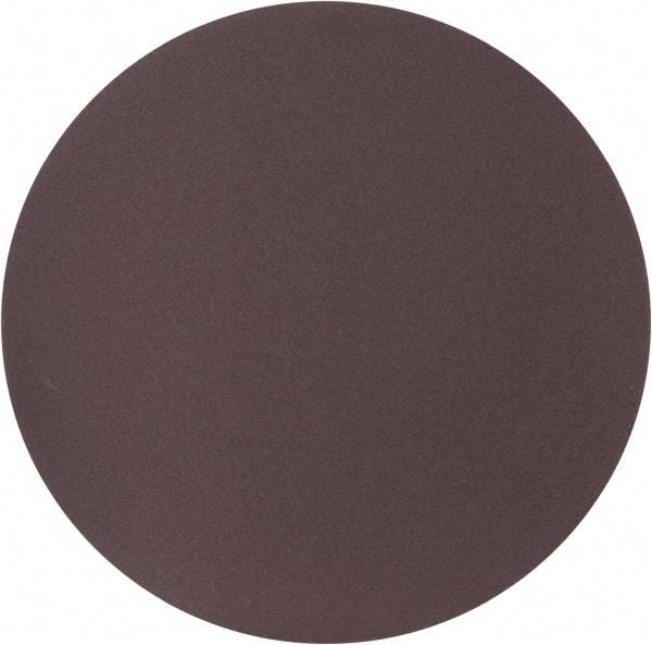 Merit Abrasives - 20" Diam, 80 Grit Aluminum Oxide Adhesive PSA Disc - Coarse Grade, Black, Cloth Backing, Flexible, Use with Stationary Disc Sanders - Caliber Tooling