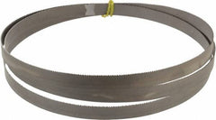 Starrett - 10 to 14 TPI, 8' 2-1/2" Long x 3/4" Wide x 0.035" Thick, Welded Band Saw Blade - Bi-Metal, Toothed Edge, Raker Tooth Set, Contour Cutting - Caliber Tooling