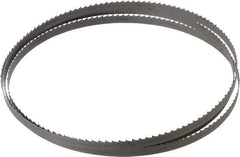 Starrett - 4 TPI, 7' 9-1/2" Long x 1/2" Wide x 0.025" Thick, Welded Band Saw Blade - Bi-Metal, Toothed Edge, Raker Tooth Set, Contour Cutting - Caliber Tooling