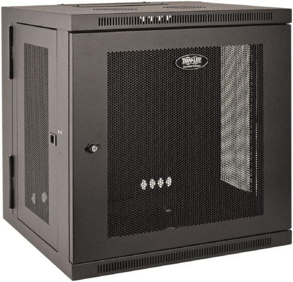 Tripp-Lite - 23.63" Overall Width x 10" Rack Height x 21.63" Overall Depth Data Cable Enclosure - 200 Lb Capacity, Black - Caliber Tooling