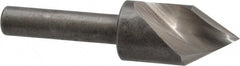 Keo - 1/2" Head Diam, 1/4" Shank Diam, 1 Flute 60° High Speed Steel Countersink - Caliber Tooling