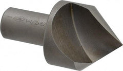 Keo - 1-1/2" Head Diam, 3/4" Shank Diam, 1 Flute 82° High Speed Steel Countersink - Bright Finish, 2-7/8" OAL, Single End, Straight Shank, Right Hand Cut - Caliber Tooling