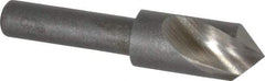 Keo - 3/8" Head Diam, 1/4" Shank Diam, 1 Flute 90° High Speed Steel Countersink - Bright Finish, 1-3/4" OAL, Single End, Straight Shank, Right Hand Cut - Caliber Tooling