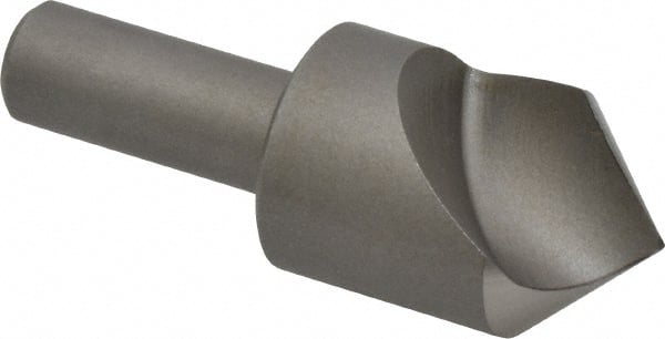 Keo - 1" Head Diam, 1/2" Shank Diam, 1 Flute 90° High Speed Steel Countersink - Caliber Tooling