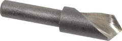 Keo - 3/8" Head Diam, 1/4" Shank Diam, 1 Flute 100° High Speed Steel Countersink - Bright Finish, 1-3/4" OAL, Single End, Straight Shank, Right Hand Cut - Caliber Tooling