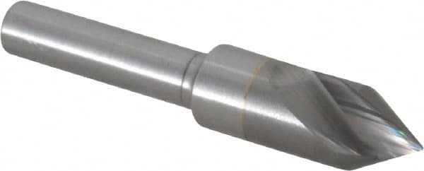 M.A. Ford - 3/8" Head Diam, 1/4" Shank Diam, 1 Flute 60° Solid Carbide Countersink - Caliber Tooling