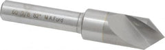 M.A. Ford - 3/8" Head Diam, 1/4" Shank Diam, 1 Flute 82° Solid Carbide Countersink - Caliber Tooling