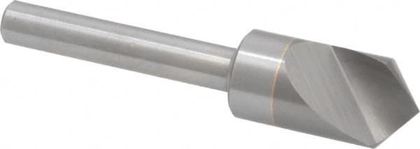 M.A. Ford - 1/2" Head Diam, 1/4" Shank Diam, 1 Flute 100° Solid Carbide Countersink - Caliber Tooling