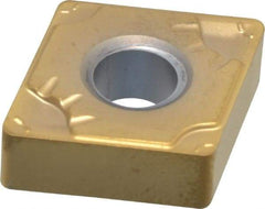 Seco - CNMG432 MF5 Grade TS2500 Carbide Turning Insert - TiAlN/TiN Finish, 80° Diamond, 1/2" Inscr Circle, 3/16" Thick, 1/32" Corner Radius - Caliber Tooling