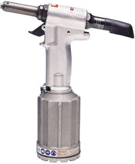 HUCK - Up to 1/4" Capacity, Air Riveting Hammer - 0.683" Long Stroke, 1/4" Inlet - Caliber Tooling