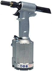 HUCK - Up to 1/4" Capacity, Air Riveting Hammer - 0.743" Long Stroke, 1/4" Inlet - Caliber Tooling