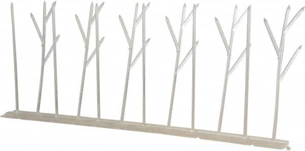 Bird-X - Plastic Bird Spikes - 4-1/2 Inch High x 2-1/4 Inch Wide x 10 Ft. Long x 0.5 Inch Thick - Caliber Tooling