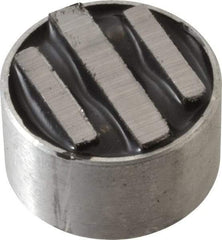 Mag-Mate - 5/16-18 Thread, 1-1/4" Diam, 3/4" High, 18 Lb Average Pull Force, Neodymium Rare Earth Pot Magnet - Aluminum Insulated - Caliber Tooling