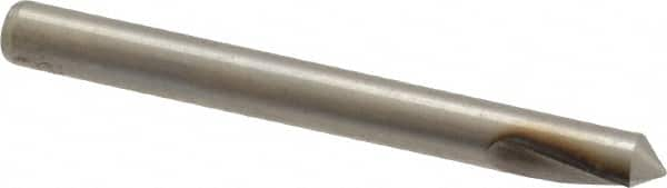 Keo - 1/8" Head Diam, 1/8" Shank Diam, 1 Flute 90° High Speed Steel Countersink - Caliber Tooling