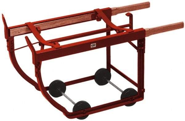 Value Collection - 1,000 Lb Load Capacity, 15, 30 & 55 Gal Drum Cradle - 20-1/2" High - Caliber Tooling