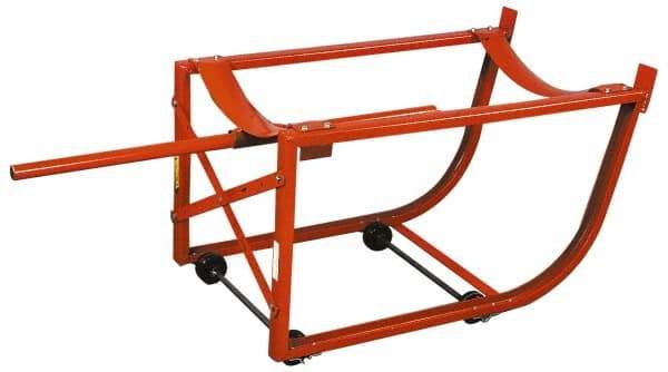 Value Collection - 600 Lb Load Capacity, Tilting Drum Cradle - 19-1/2" Wide x 21" High - Caliber Tooling