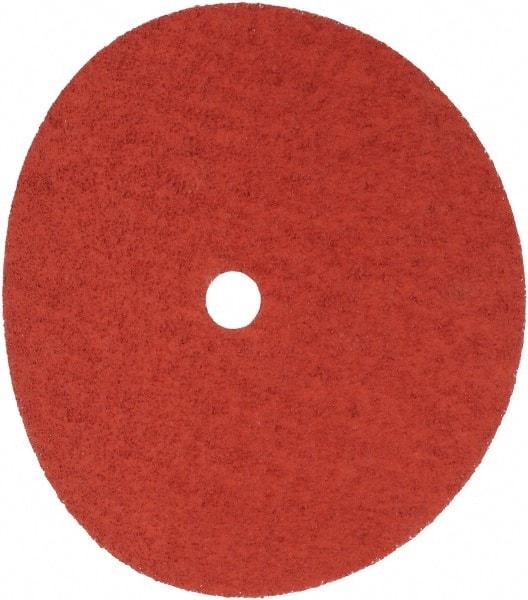 3M - 9-1/8" Diam 7/8" Hole 36+ Grit Fiber Disc - Very Coarse Grade, Ceramic, 6,600 Max RPM, Series 987C - Caliber Tooling