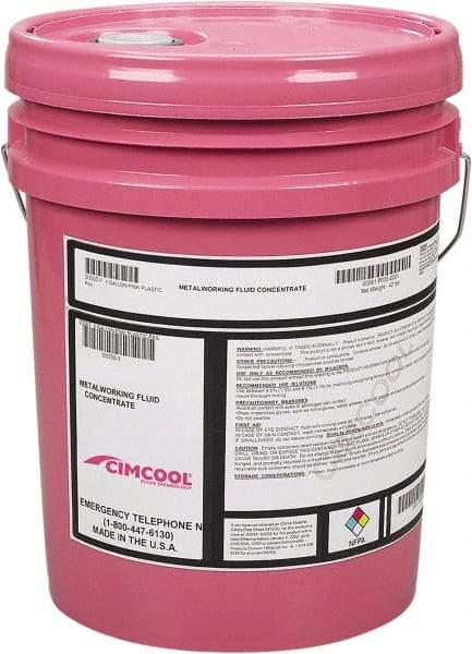 Cimcool - Cimperial 861, 5 Gal Pail Cutting & Grinding Fluid - Semisynthetic - Caliber Tooling