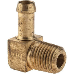 Eaton - 1/4 Barbed Thread 90° Male Elbow - Brass - Caliber Tooling